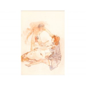 Otto Rudolf Schatz, Vienna 1900 - 1961 Vienna, Erotic scene