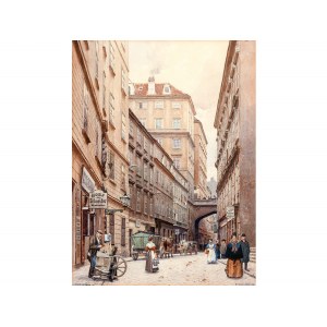 Franz Poledne, Vienna 1873 - 1932 Klosterneuburg, Tiefer Graben in Vienna