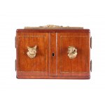 Cassette with hunting motifs, English, Around 1900