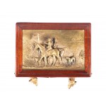 Cassette with hunting motifs, English, Around 1900