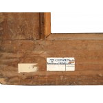 Frame, 1550-1600, On the reverse label of the frame manufacturer with number
