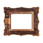 French frame, Louis XV, Wood/mass gold-plated