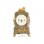Empire Clock, Martin Sager in Vienna, Grey marble case
