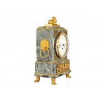 Empire Clock, Martin Sager in Vienna, Grey marble case