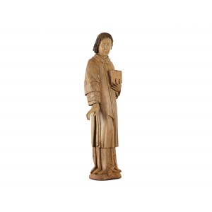 Bernt Notke, Lassan c. 1435 - 1509 Lübeck, workshop, Masterful sculpture of St. John