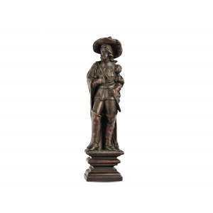 Nobleman, 19th century, Wood carved