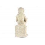 Sitting youth, Around 1900/20, Alabaster