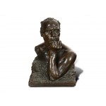 Paul Dubois, Nogent-sur-Seine 1829 - 1905 Paris, The Thinker