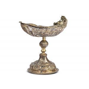 Paten, 2nd half of 18th century, Brass silver plated