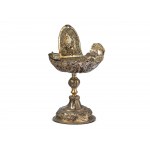 Paten, 2nd half of 18th century, Brass silver plated
