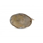 Reliquary monstrance, St. Anthony (?), Brass gold-plated, with silver applications