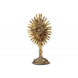 Reliquary monstrance, S. Crucis, with sacrificial lamb and instruments of torture