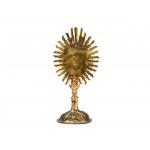 Reliquary monstrance, S. Crucis, with sacrificial lamb and instruments of torture