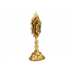 Reliquary monstrance, S. Crucis with cross, With a piece of wood wrapped in paper in the foot
