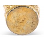 Beaker, Silver marked, gold-plated