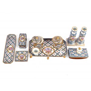Writing set, Nine objects, In the style of Sèvres