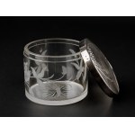 Toiletry set: 4 lidded boxes, Art Nouveau, 1900/10