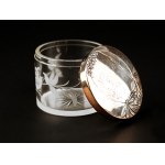 Toiletry set: 4 lidded boxes, Art Nouveau, 1900/10