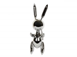 After Jeff Koons, Silver Rabbit