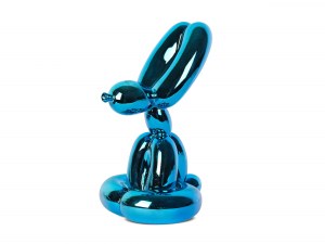 After Jeff Koons, Balloon Rabbit (Blue)