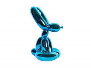 After Jeff Koons, Balloon Rabbit (Blue)