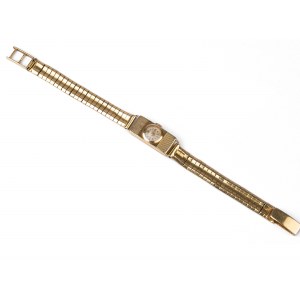 Ladies' gold watch, 18kt yellow gold
