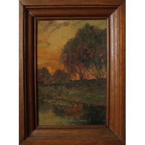 A.N., Paesaggio al tramonto
