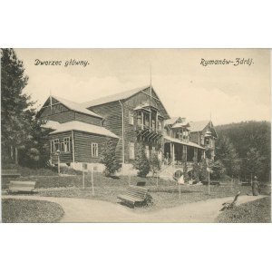 Rymanów Zdrój - Dworzec główny, ok. 1910