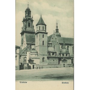 Krakow - Wawel Cathedral Church, circa 1900.