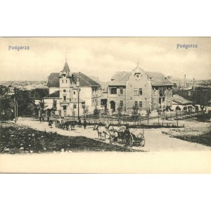 Krakow - Podgórze - View from Krzemionki, ca. 1900.