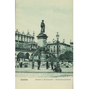 Krakow - Monument to A. Mickiewicz, ca. 1905