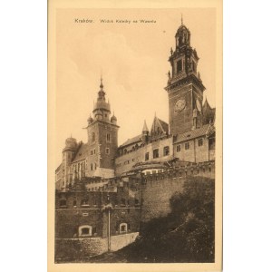 Kraków - Widok Katedry na Wawelu, 1910