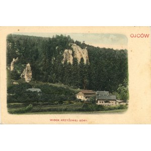 Ojców - View of Krzyżowa Mountain, ca. 1900.
