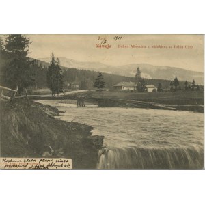 Zawoja - Dolina Albrechta z widokiem na Babią Górę, ok. 1910
