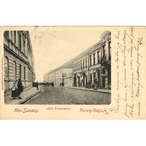 Nowy Sącz - Krakowska Street, 1904