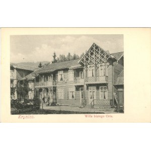Krynica - Villa of the White Eagle, circa 1905.