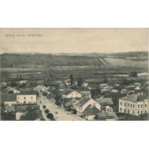 Dobczyce - View of the town, ca. 1910