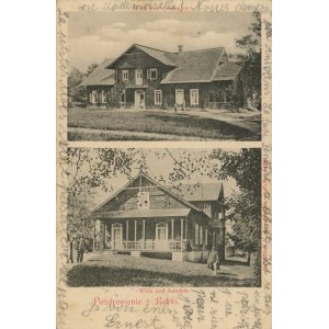 Rabka - Villa under the Pogon and Villa under the Angel, ca. 1900.