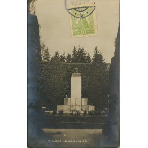 Kraków - Park Jordana - Pomnik Dr. Jordana w parku, ok. 1920