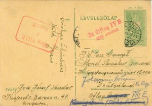 Oflag IV B [Konigstein] and VIII E [Johannisbrunn] - Letter to Gen. B. Monda, 1941