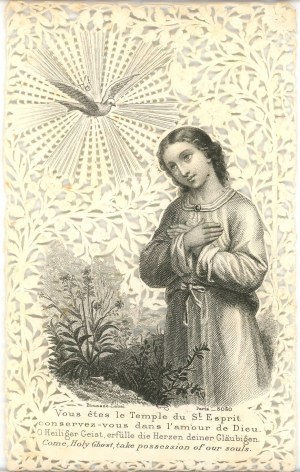 Jste chrámem Ducha svatého, cca 1900.