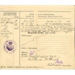 Książeczka wojskowa, Niemcy, wyd. 1903