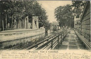 Warszawa - Teatr w Łazienkach, 1903.