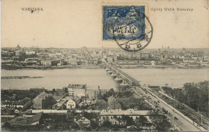 Warszawa - Ogólny widok Warszawy, 1920.