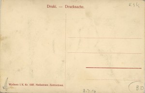 Kraków - Zamek na Wawelu, Leporello, 1907.