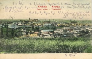 Krakau - Podgórze - Gesamtansicht von Krakau, 1905.