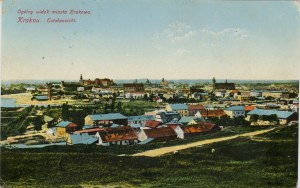 Krakov - Podgórze - Celkový pohled na město Krakov, 1915
