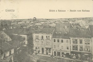 Tarnów - Blick vom Rathaus, ca. 1915.