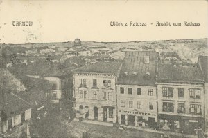 Tarnów - Vue de l'hôtel de ville, vers 1915