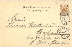 Cracovie - Halle aux draps, 1899